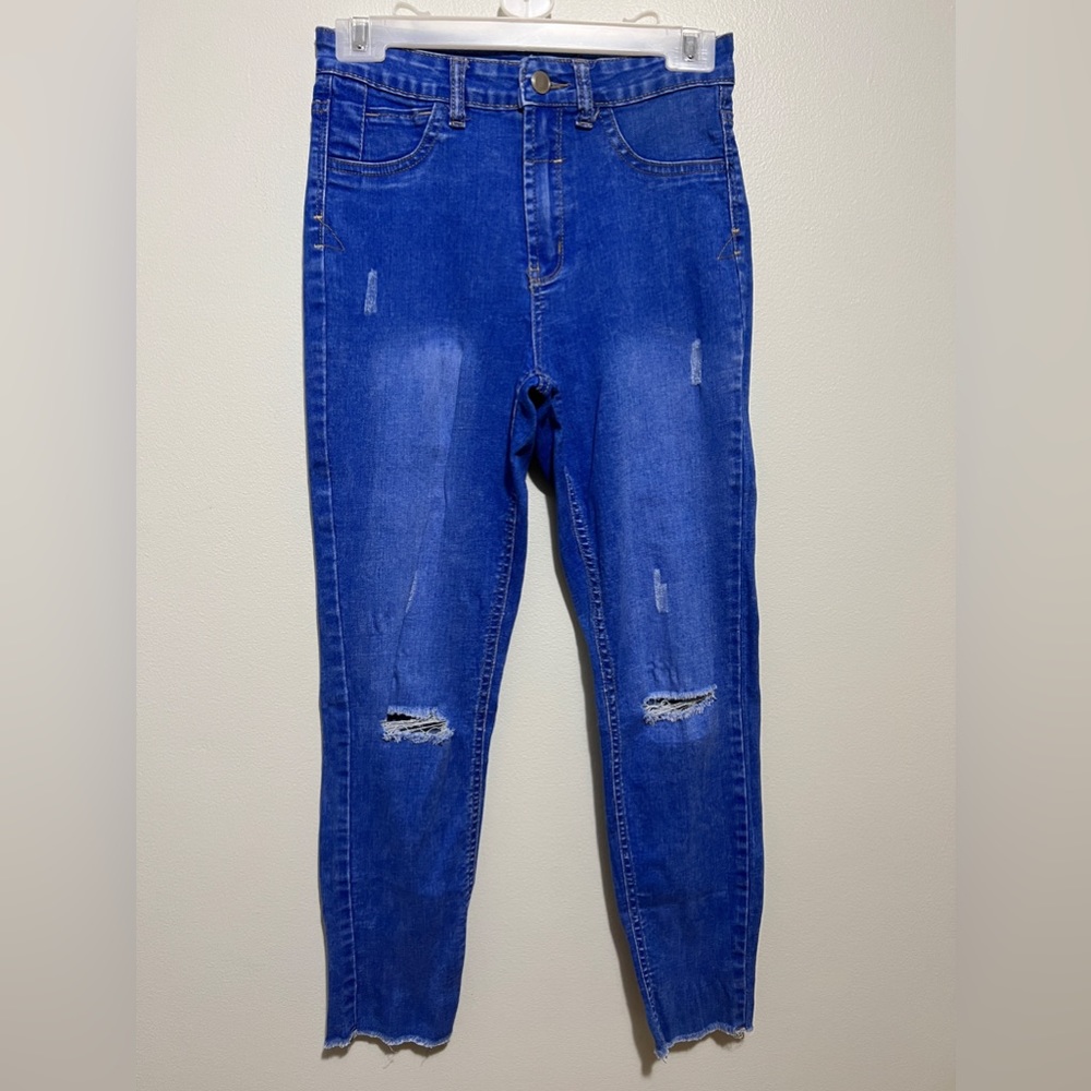Deep blue two-toned South African Brand women's High rise Skinny jean US size 6